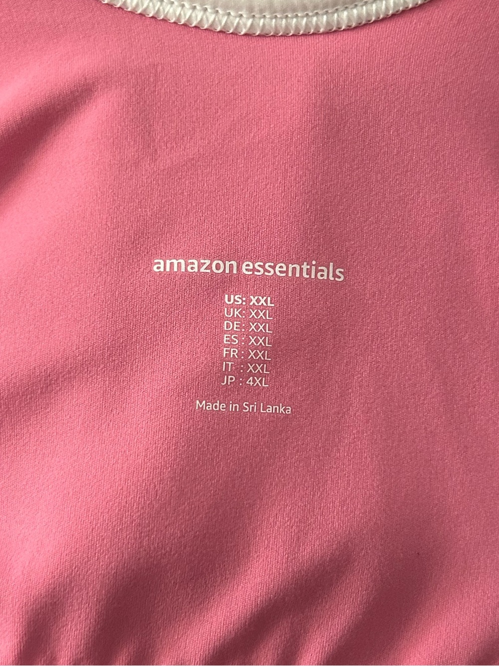 NWOT Amazon Essentials Crop Sports Tank (Top Only)- Pink - Picture 5 of 9